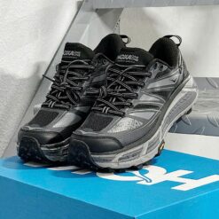 Giày Hoka Mafate Speed 2 Black Castlerock Xám Đen