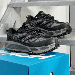 Giày Hoka Mafate Speed 2 Black Gray Castlerock