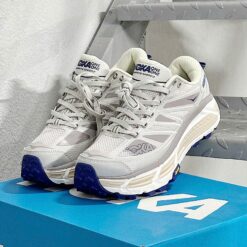 Giày Hoka One One Mafate Speed 2 Grey Silver Blue