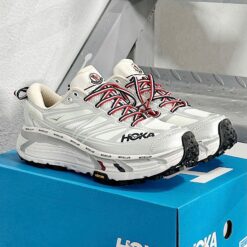 Giày Hoka One One Mafate Speed 2 Nimbus Cloud Harbor Mist Xám Bạc