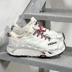 Giày Hoka One One Mafate Speed 2 Nimbus Trắng Xám Bạc