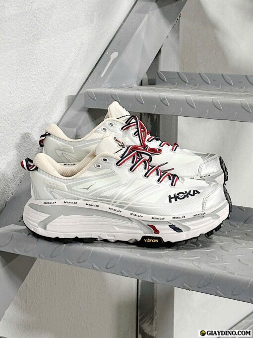 Giày Hoka One One Mafate Speed 2 Nimbus Trắng Xám Bạc