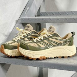 Giày Hoka One One Mafate Speed 2 Overland Xanh Rêu Nâu