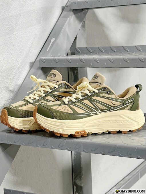 Giày Hoka One One Mafate Speed 2 Overland Xanh Rêu Nâu