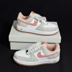 Giày Nike Air Force 1 Low 07 LV Pink Snakeskin
