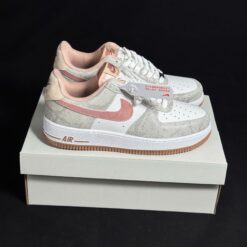 Giày Nike Air Force 1 Low Snakeskin Trắng Hồng
