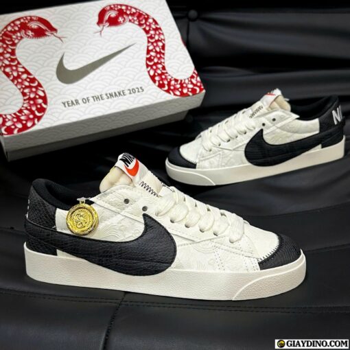 Giày Nike Blazer 77 Jumbo Year Of The Snake Black White