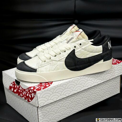 Giày Nike Blazer 77 Jumbo Year Of The Snake Trắng Đen