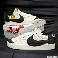 Giày Nike Blazer 77 Jumbo Year Of The Snake Trắng Đen Cổ Thấp