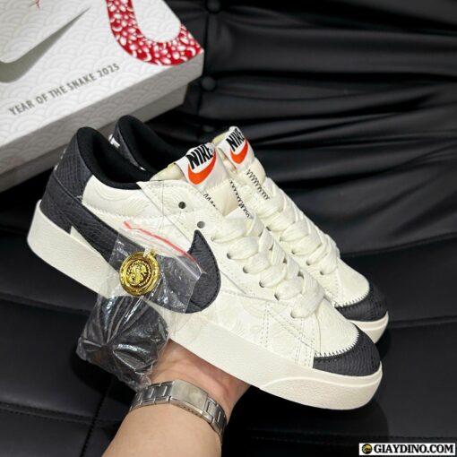 Giày Nike Blazer 77 Year Of The Snake Trắng Đen