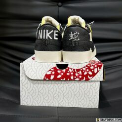 Giày Nike Blazer Low 77 Snake Trắng Đen