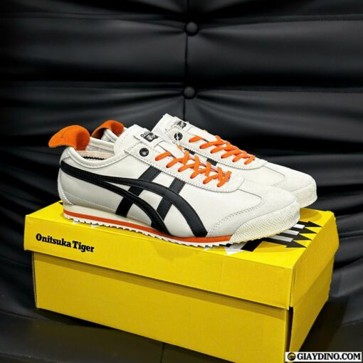 Giày Onitsuka Tiger Mexico 66 SD Trắng Đen Cam