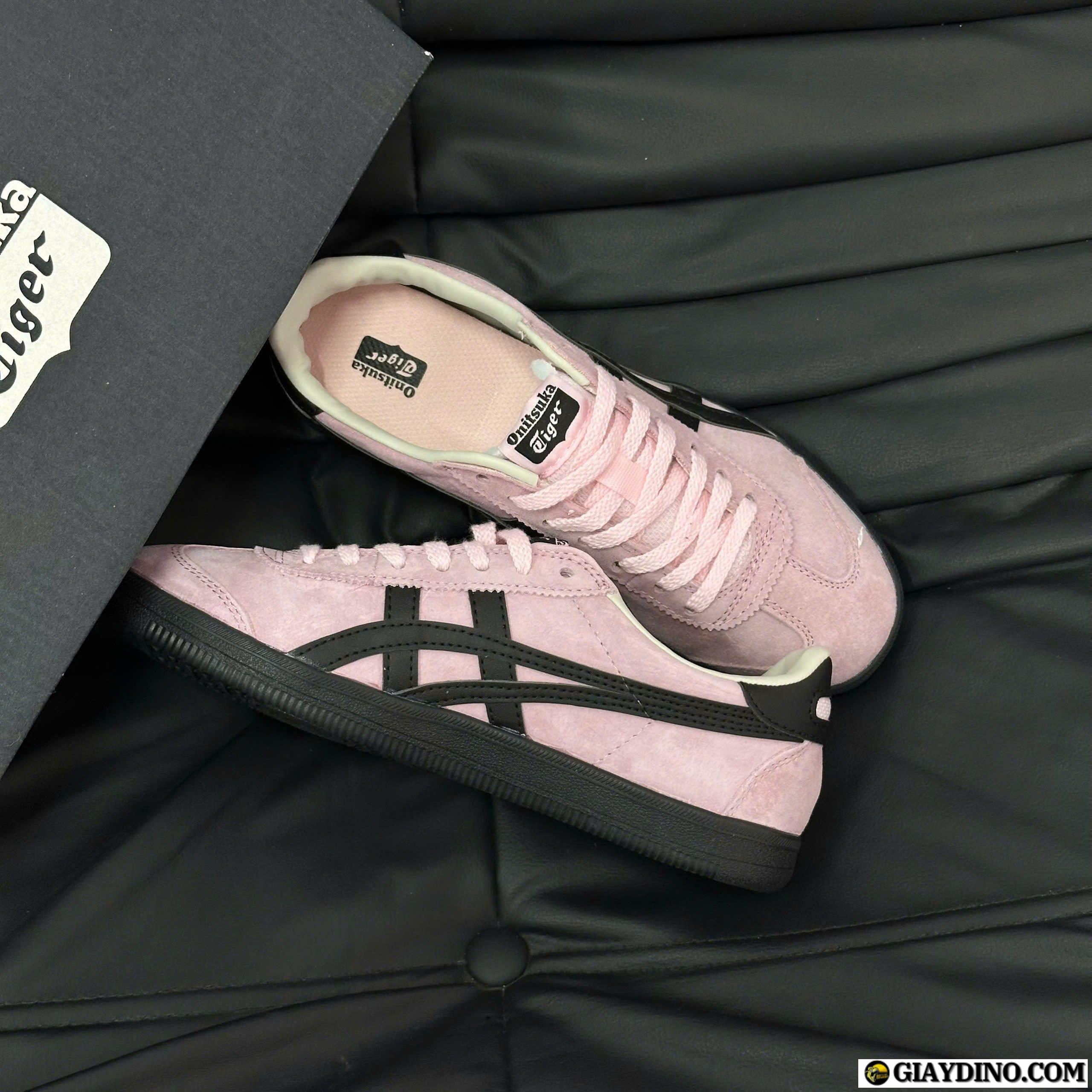 Giày Onitsuka Tiger Pink Black Hồng