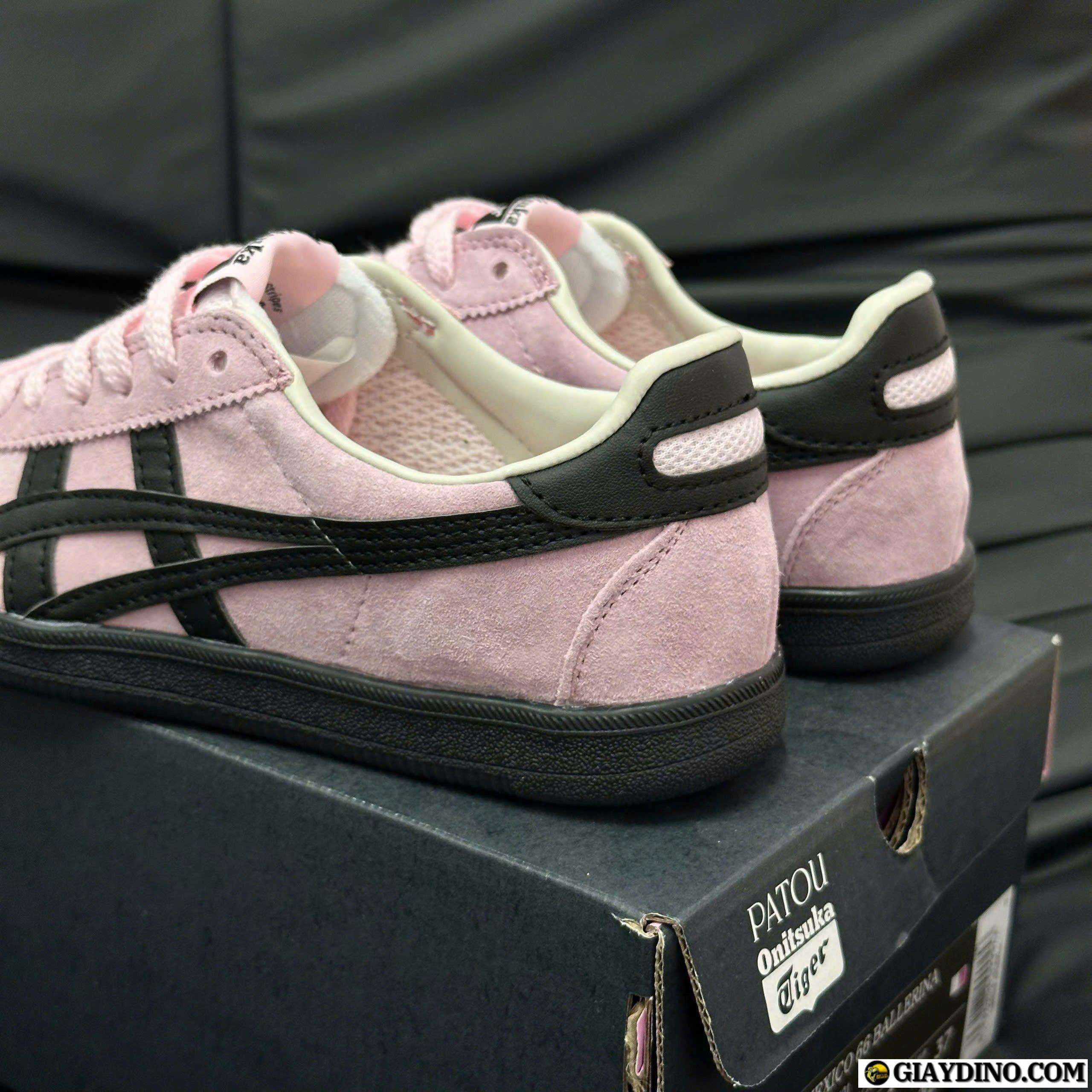 Giày Onitsuka Tiger Pink Black
