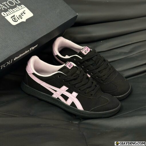Giày Onitsuka Tiger Tokuten Black Pink Đen Sọc Hồng