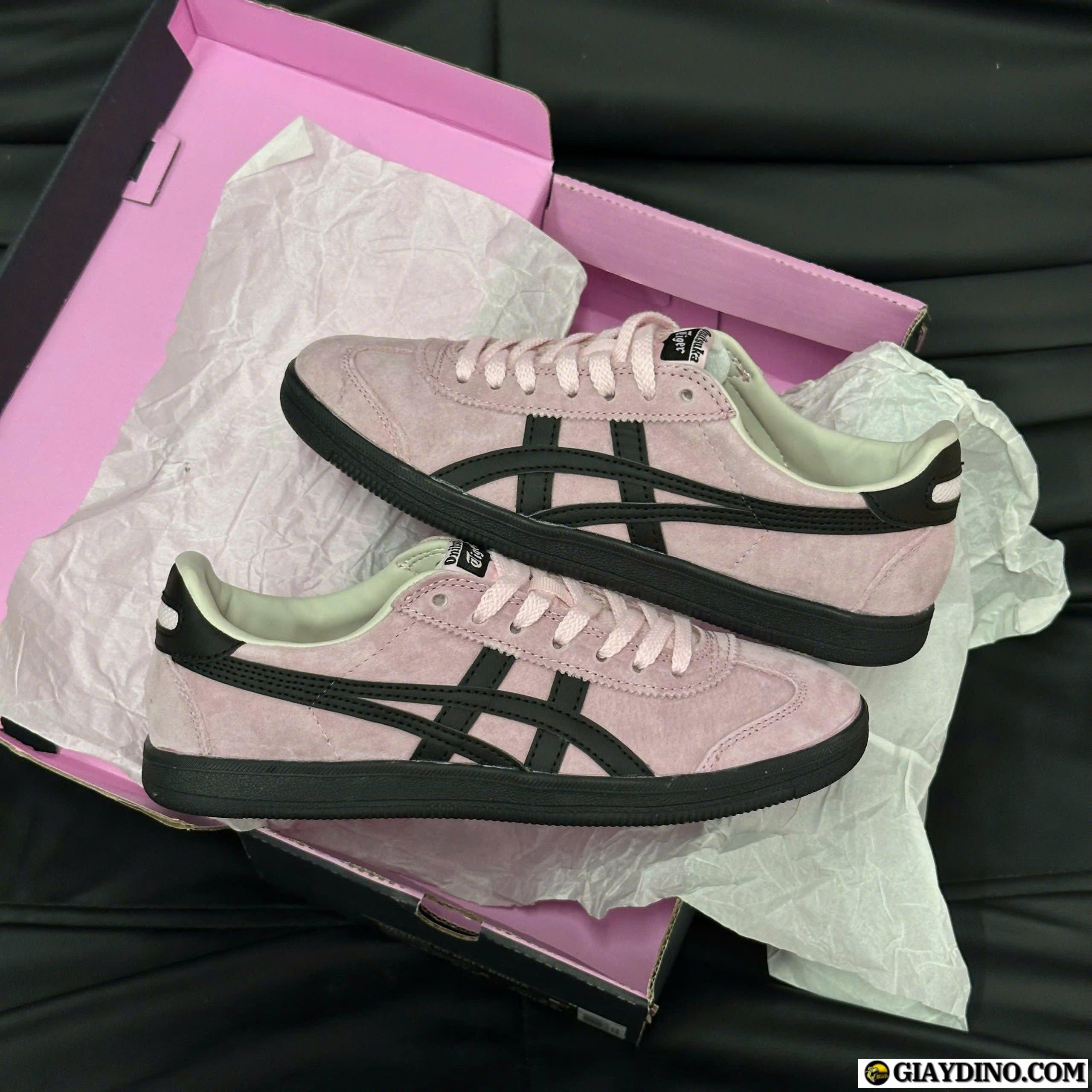 Giày Onitsuka Tiger Tokuten Hồng Sọc Đen