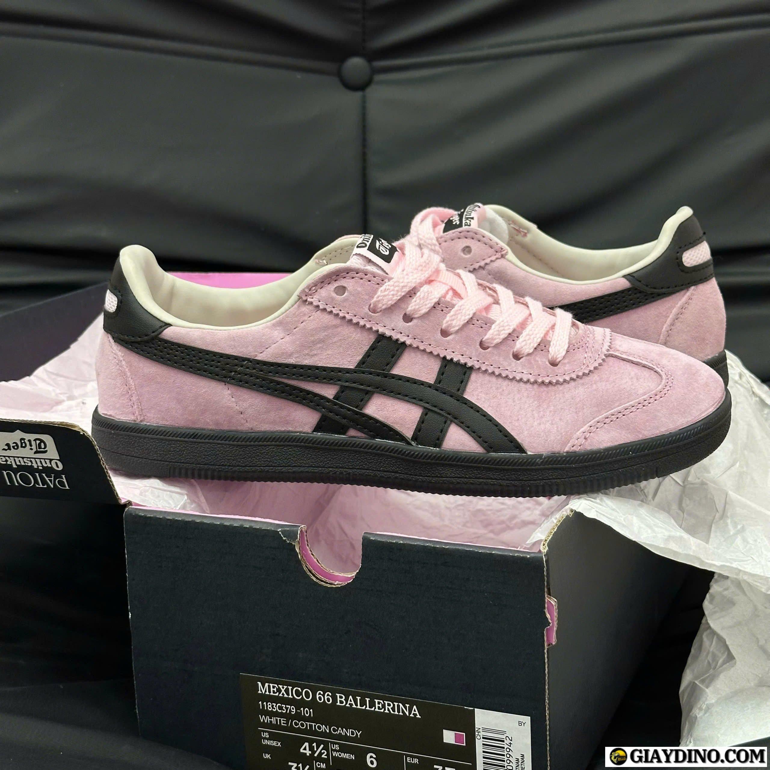 Giày Onitsuka Tiger Tokuten Pink Black Hồng