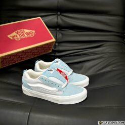 Giày Vans Knu Skool Trắng Xanh Dương