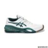 Giày Asics Gel-Resolution X White Saxon Green 1041A481-111