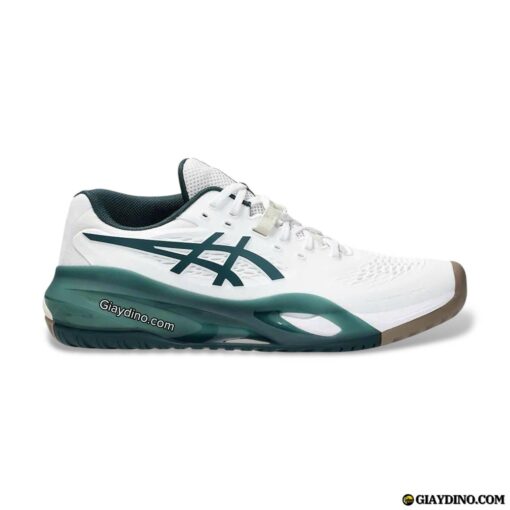Giày Asics Gel-Resolution X White Saxon Green 1041A481-111