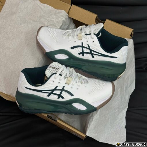 Giày Tennis Asics Gel Resolution X White Saxon