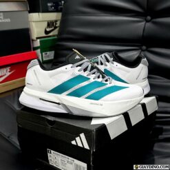 Giày Adidas Adizero Boston 13 White Teal Grey