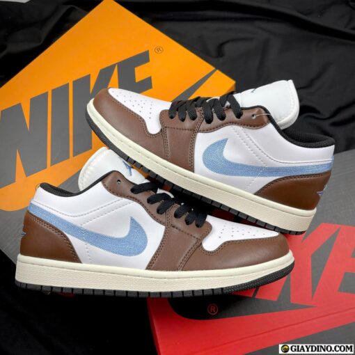 Giày Nike Air Jordan 1 Low Mocha Blue Gray FQ8156-142