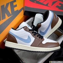 Giày Air Jordan 1 Low Mocha Blue Gray