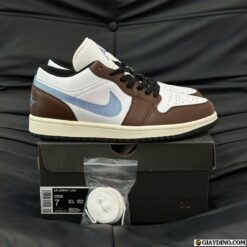 Giày Air Jordan 1 Retro Low SE Brown Blue Grey