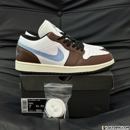 Giày Air Jordan 1 Retro Low SE Brown Blue Grey