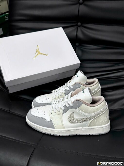 Giày Air Jordan 1 Sail Soft Pearl Xám Trắng