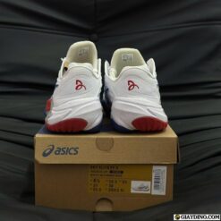Giay Asics Court FF 3 Novak White Red Gray Blue Giày Asics Court FF 3 Novak White Red Gray Blue