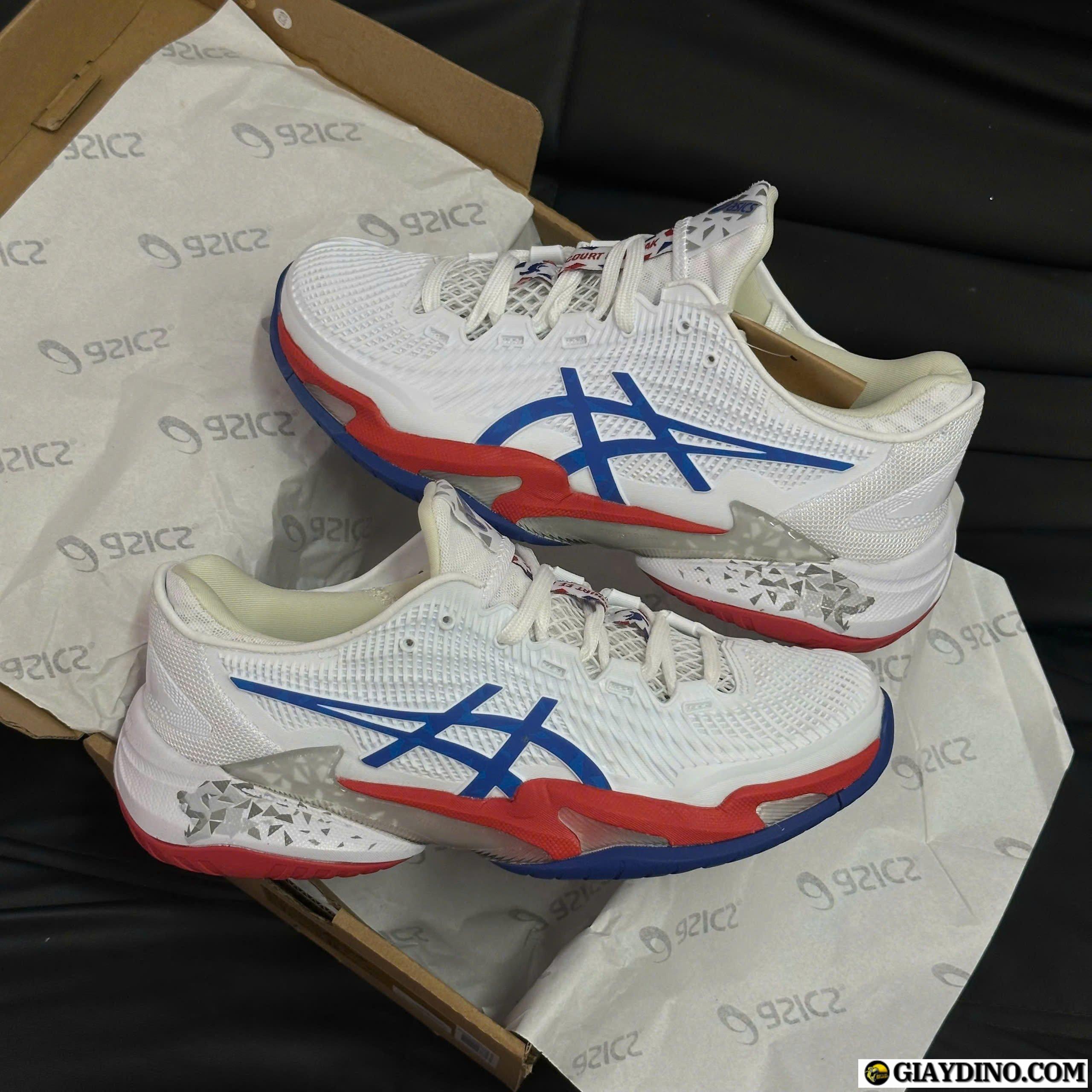 Giay Asics Court FF 3 Novak White Giày Asics Court FF 3 Novak White