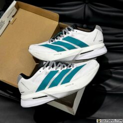 Giày Chạy Bộ Adidas Adizero Boston 13 White Teal Trắng Xanh Ngọc