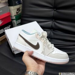 Giày Nike Air Jordan 1 Low Coral Reef Cream Nâu Hồng