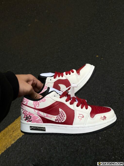Giày Nike Air Jordan 1 Low Year Of Snake Steampuppet