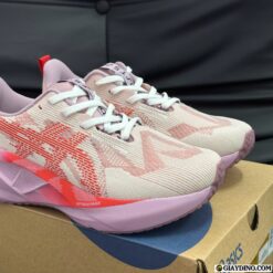 Giày Tennis Asics Novablast 5 White Coral Hồng Tím