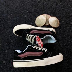 Giày Vans Knu Skool Black Port