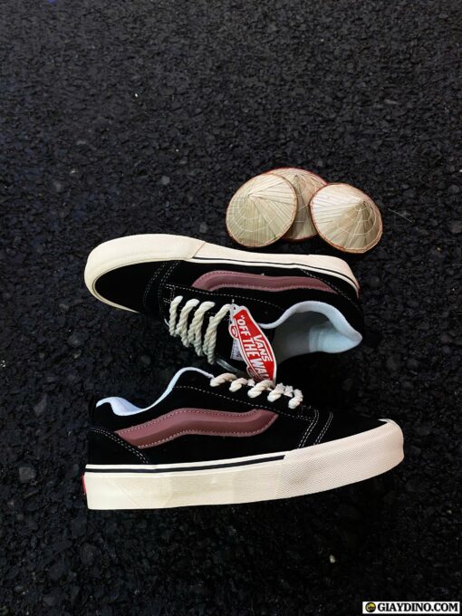 Giày Vans Knu Skool Black Port