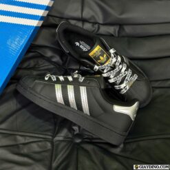 Adidas Superstar Modern Black Silver Gold