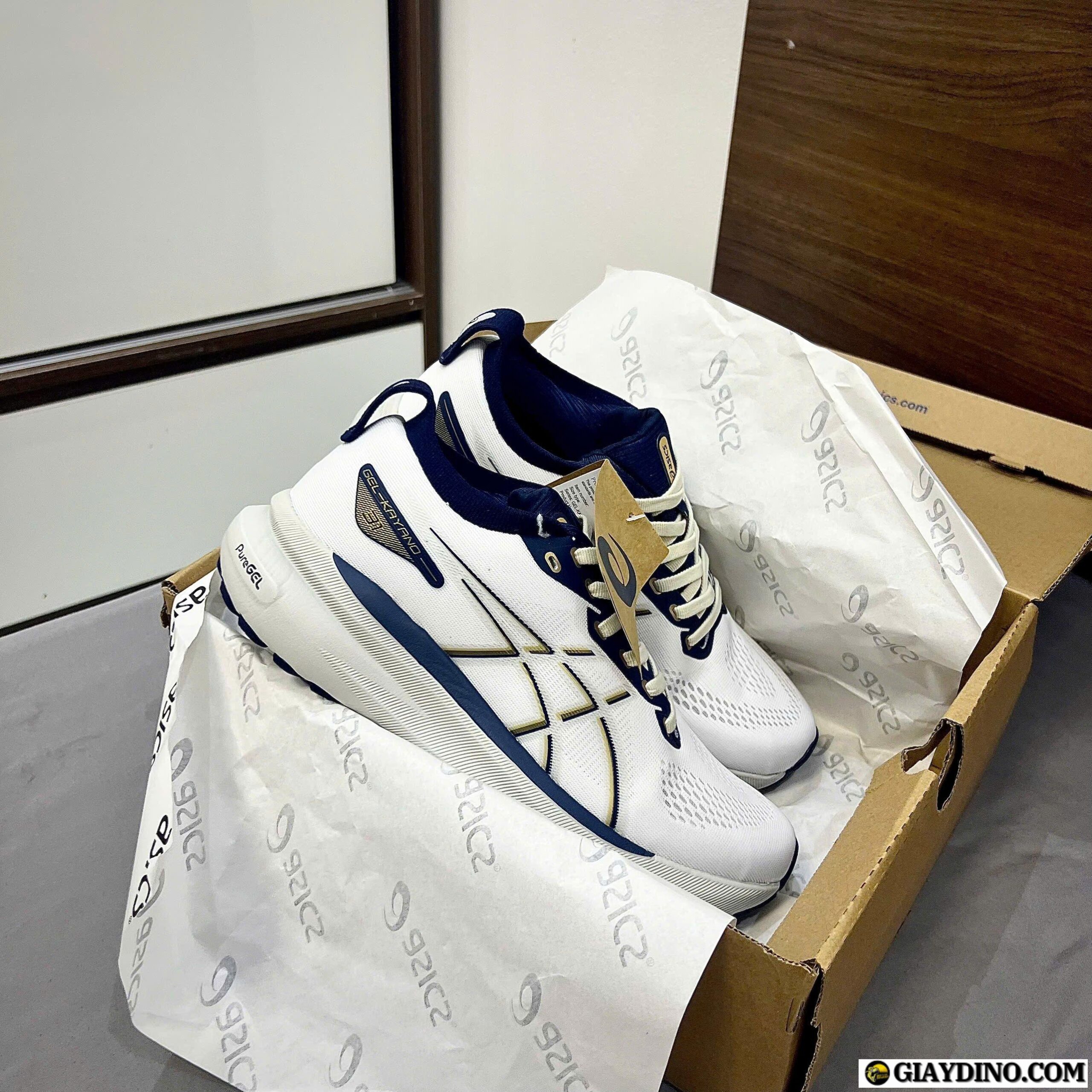 Giày Asic Gel Kayano 31 White Gold Giày Asic Gel Kayano 31 White Gold