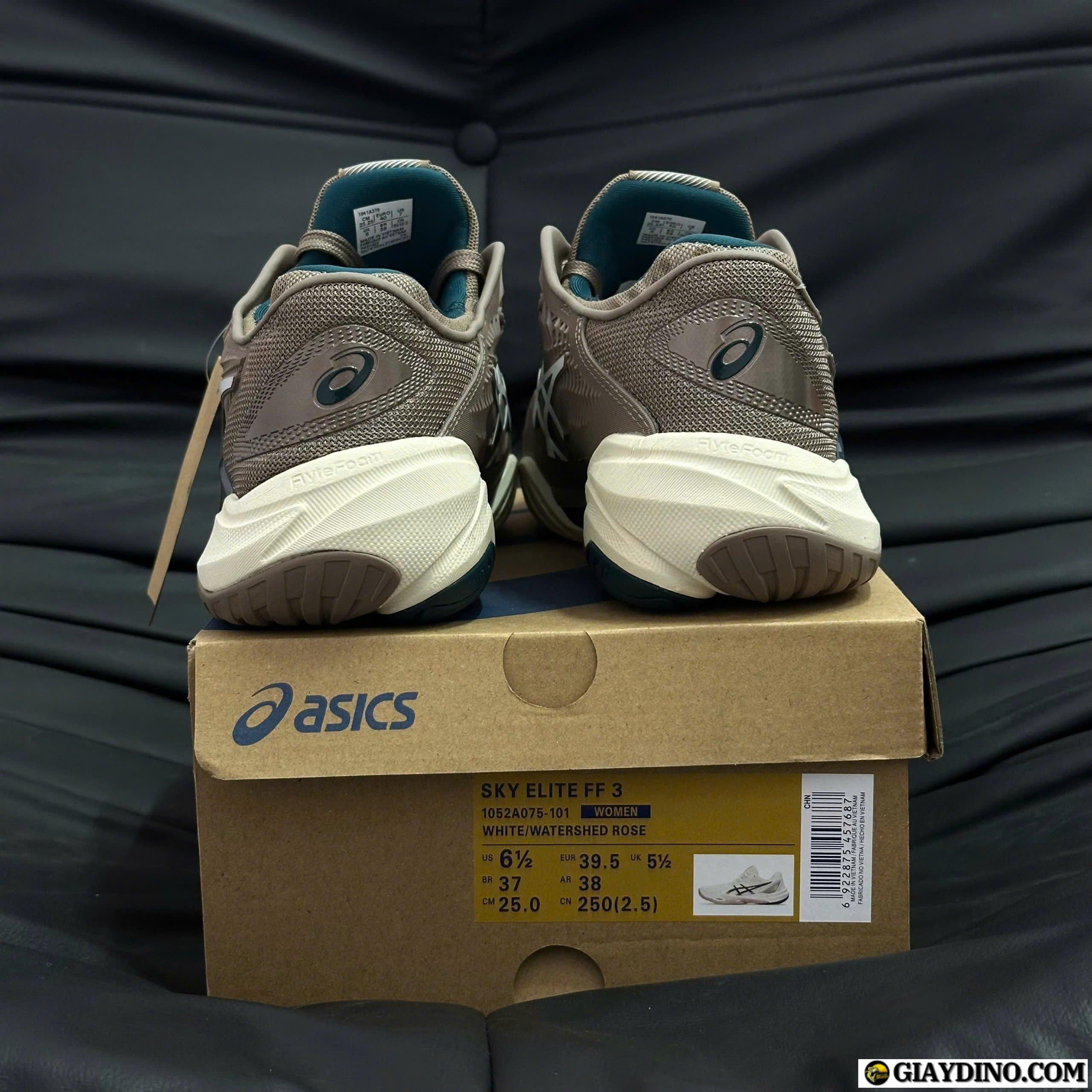 Giay Asics Court FF 3 Taupe Nau Reu Phoi Xanh La Giày Asics Court FF 3 Taupe Nâu Rêu Phối Xanh Lá