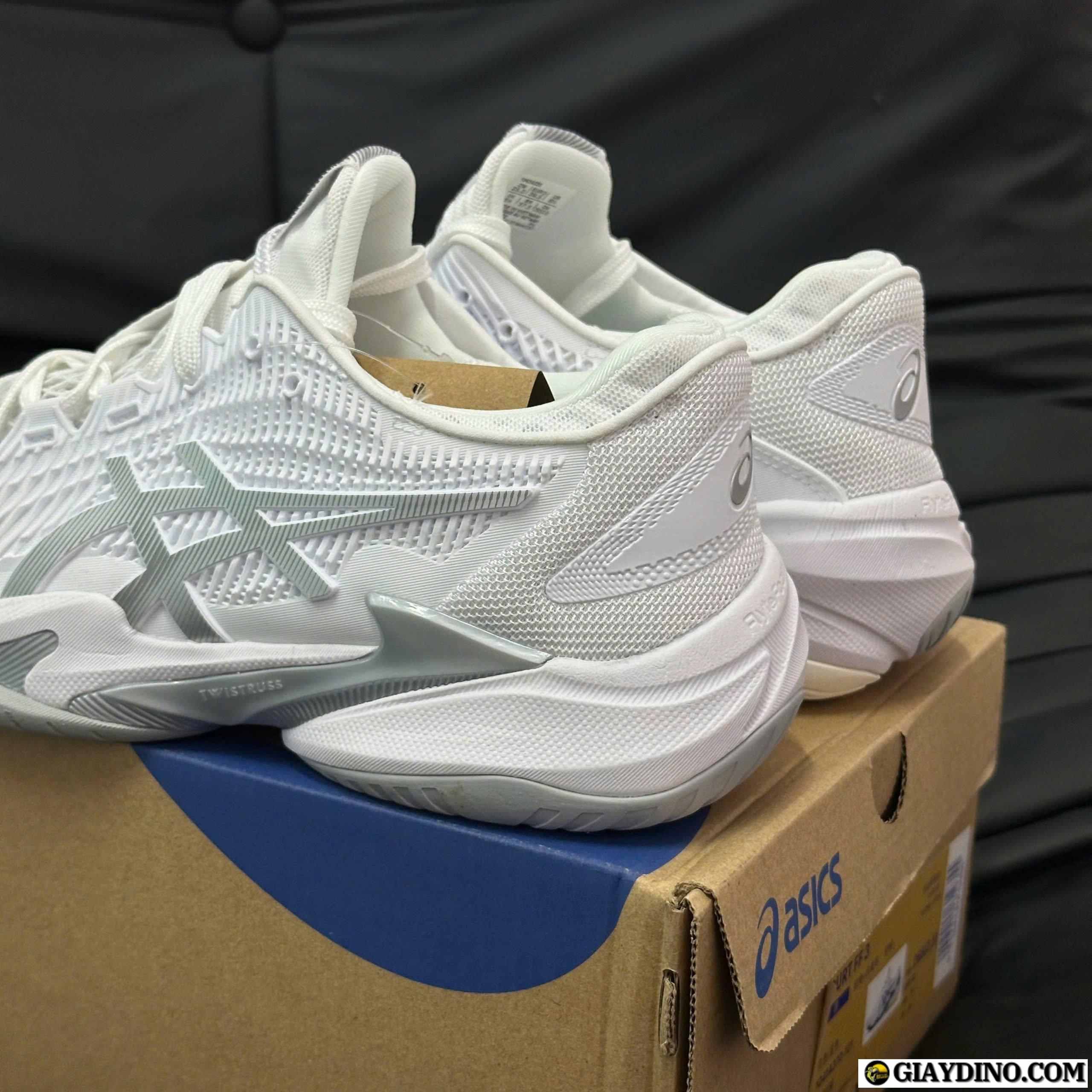 Giay Asics Court FF 3 Trang Xam Bac Giày Asics Court FF 3 Trắng Xám Bạc
