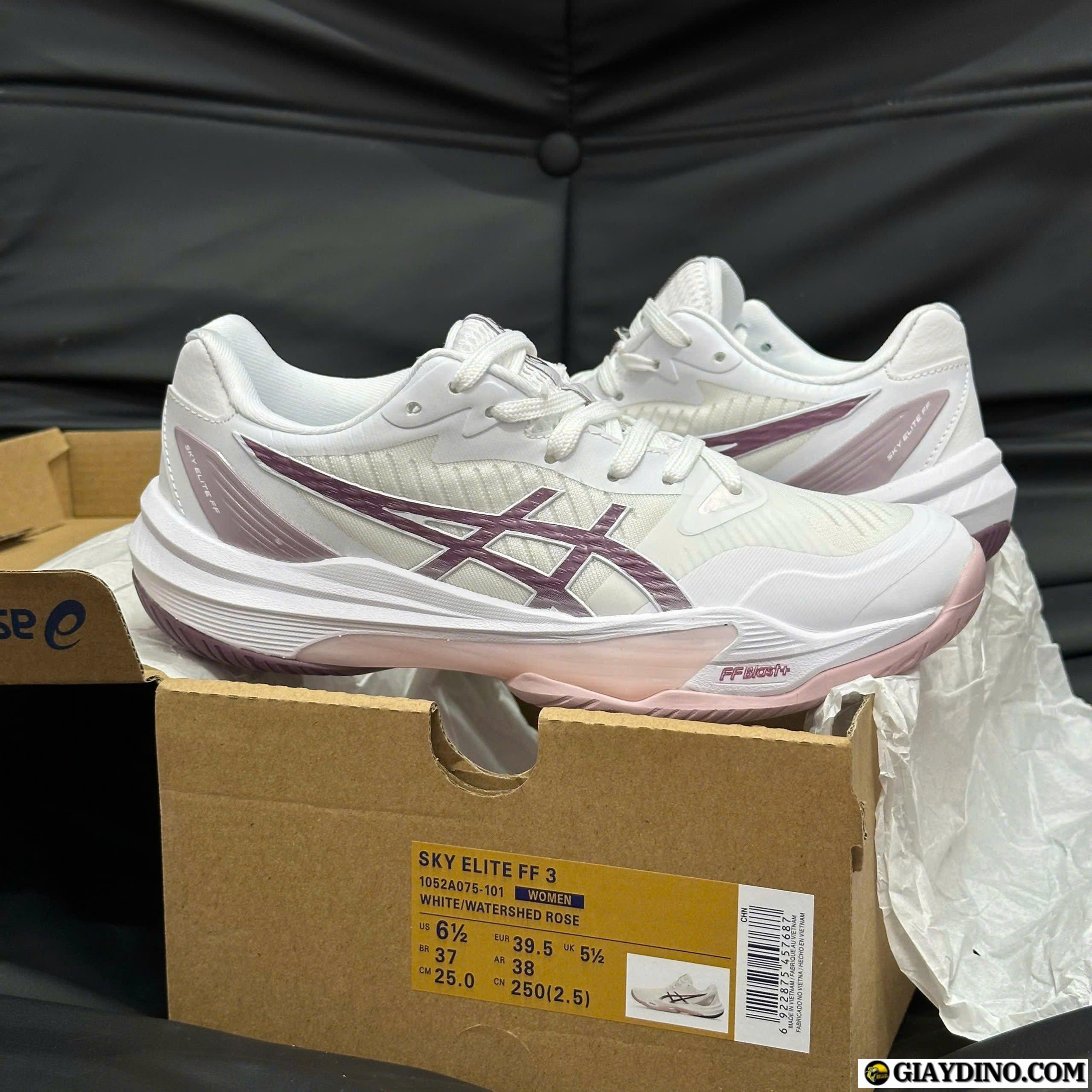 Giày Asics Sky Watershed Rose Hồng Trắng