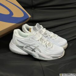 Giay Pickleball Asics Court FF 3 White Pure Silver Giày Pickleball Asics Court FF 3 White Pure Silver