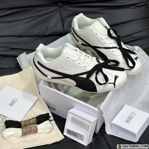 Giày Puma Speedcat Leather Rose Trắng Kem