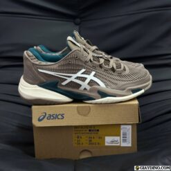 Giay Tennis Asics Court FF 3 Taupe Grey Green Giày Tennis Asics Court FF 3 Taupe Grey Green