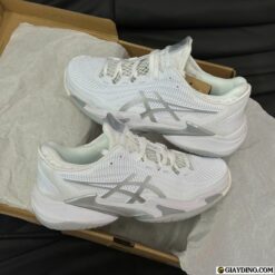 Giay Tennis Asics Court FF 3 White Pure Silver Giày Pickleball Asics Court FF 3 White Pure Silver