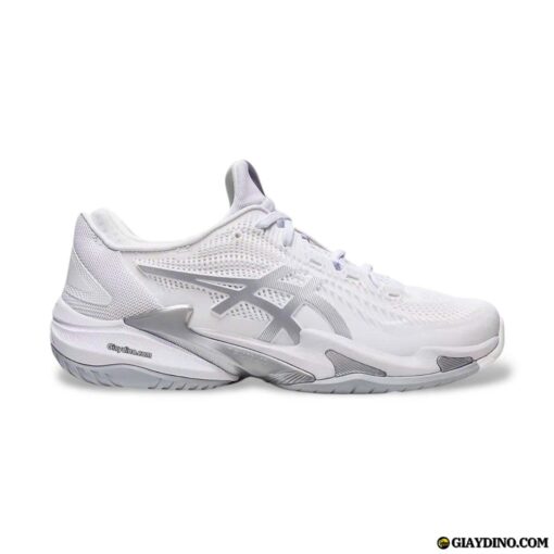Giày Tennis Pickleball Asics Court FF 3 White Pure Silver