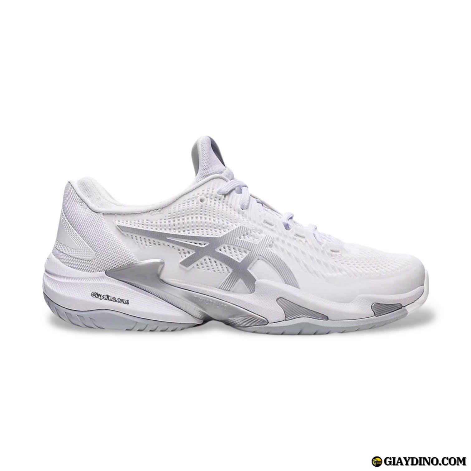 Giay Tennis Pickleball Asics Court FF 3 White Pure Silver Giày Tennis Pickleball Asics Court FF 3 White Pure Silver